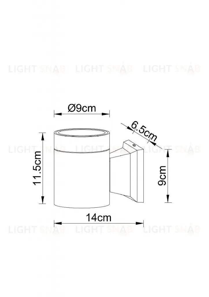 Уличный настенный светильник Arte Lamp Piautos A1913AL-1BK A1913AL-1BK