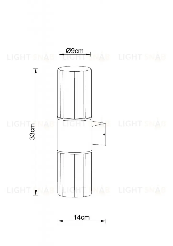 Уличный настенный светильник Arte Lamp Seginus A6515AL-2BK A6515AL-2BK
