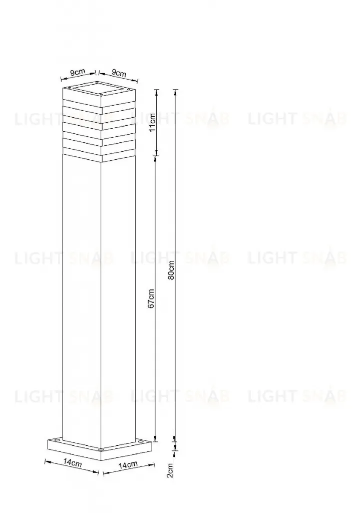 Ландшафтный светильник Arte Lamp Heather A4418PA-1BK A4418PA-1BK