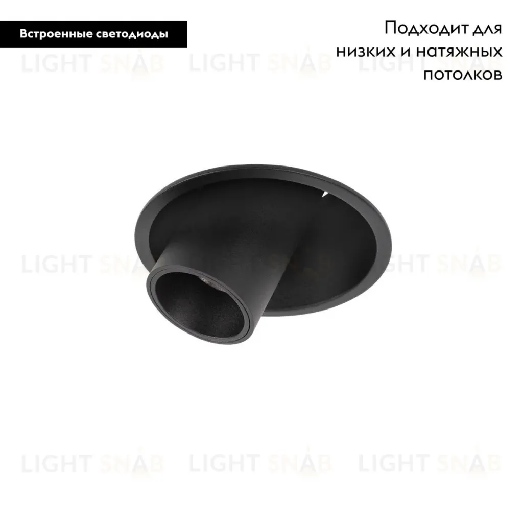 Встраиваемый светильник Loft IT Lens 10322/A Black 10322/A Black