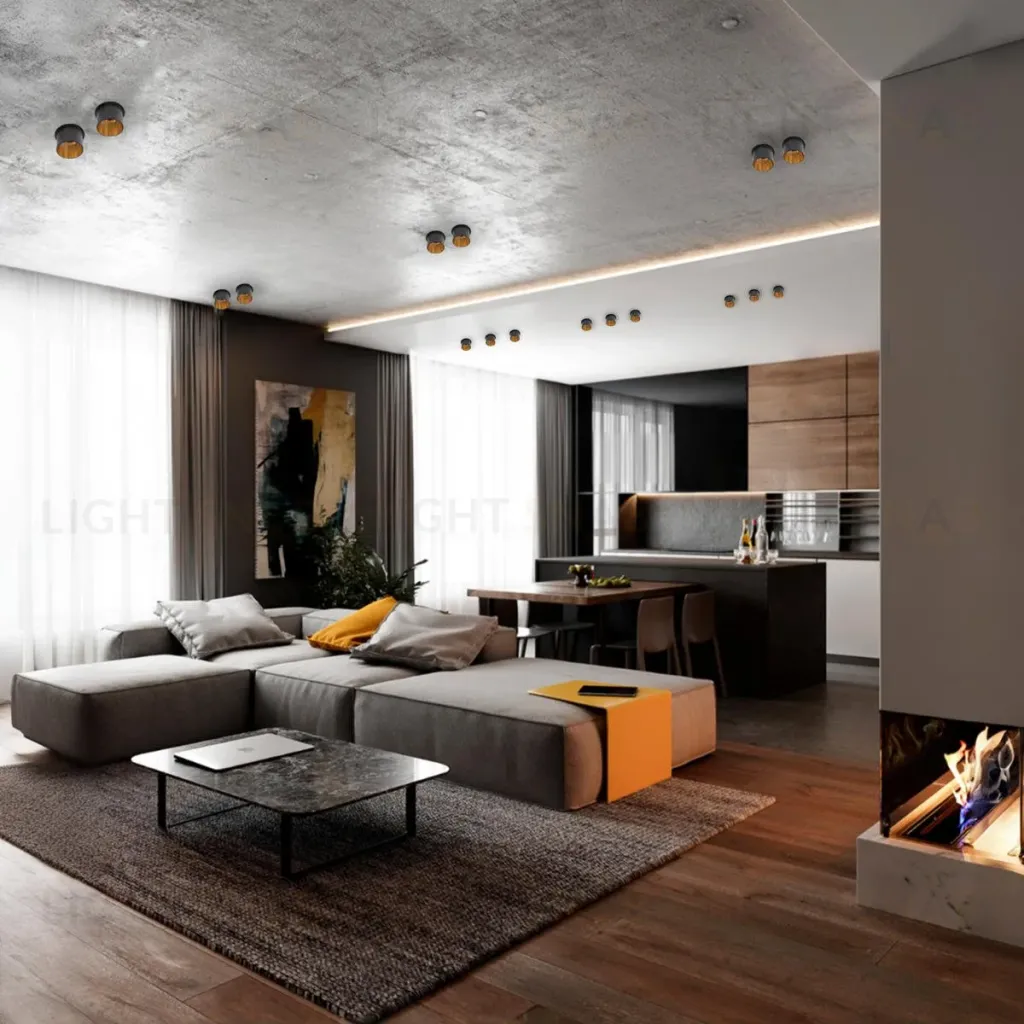 Встраиваемый светильник Loft IT Limit 10343/A Black Gold 10343/A Black Gold