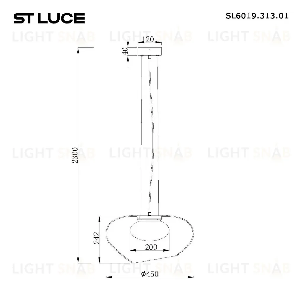 Подвесной светильник ST Luce Foray SL6019.313.01 SL6019.313.01