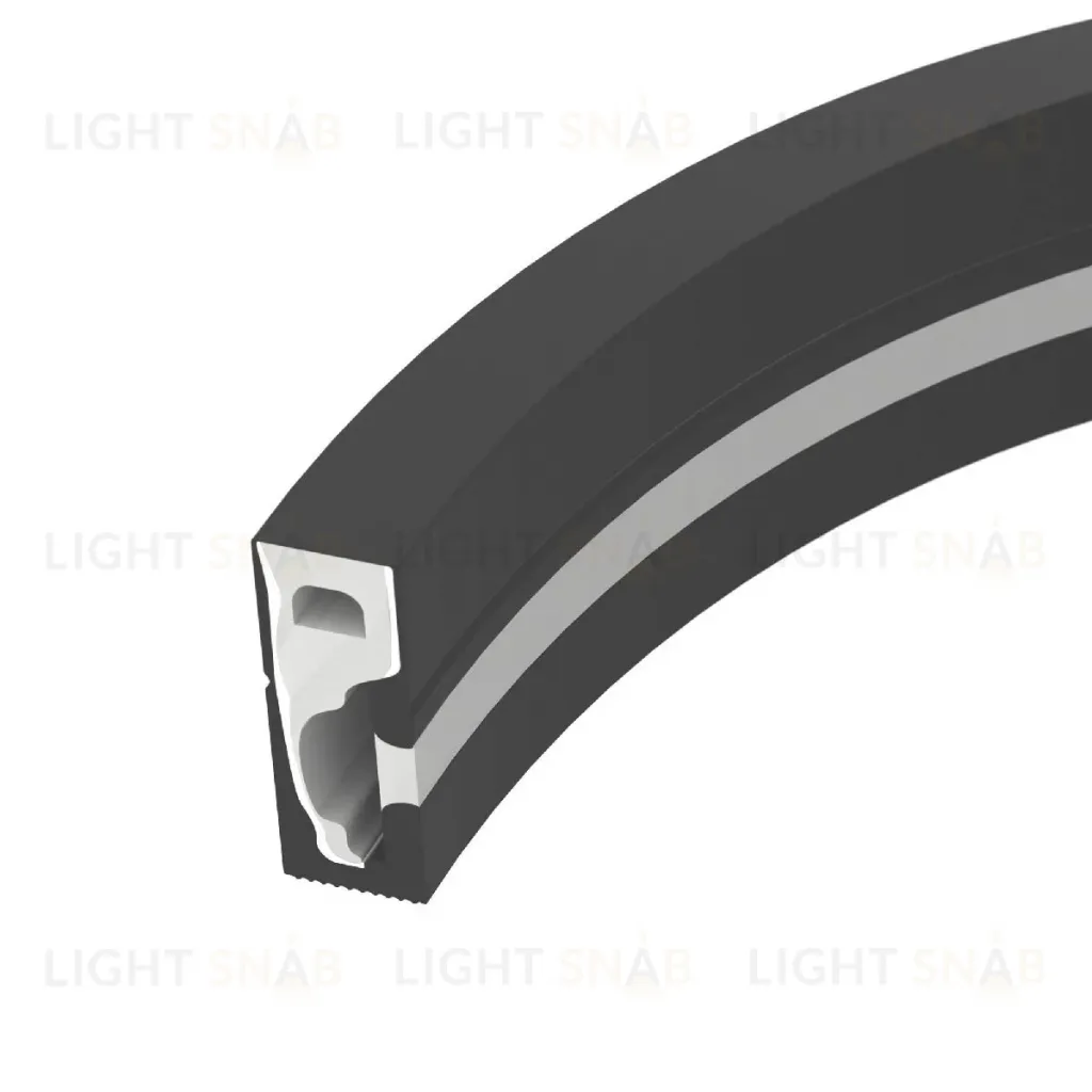 Силиконовый профиль Arlight WPH-FLEX-0616-SIDE-S9-5m FULL BLACK 045842 045842