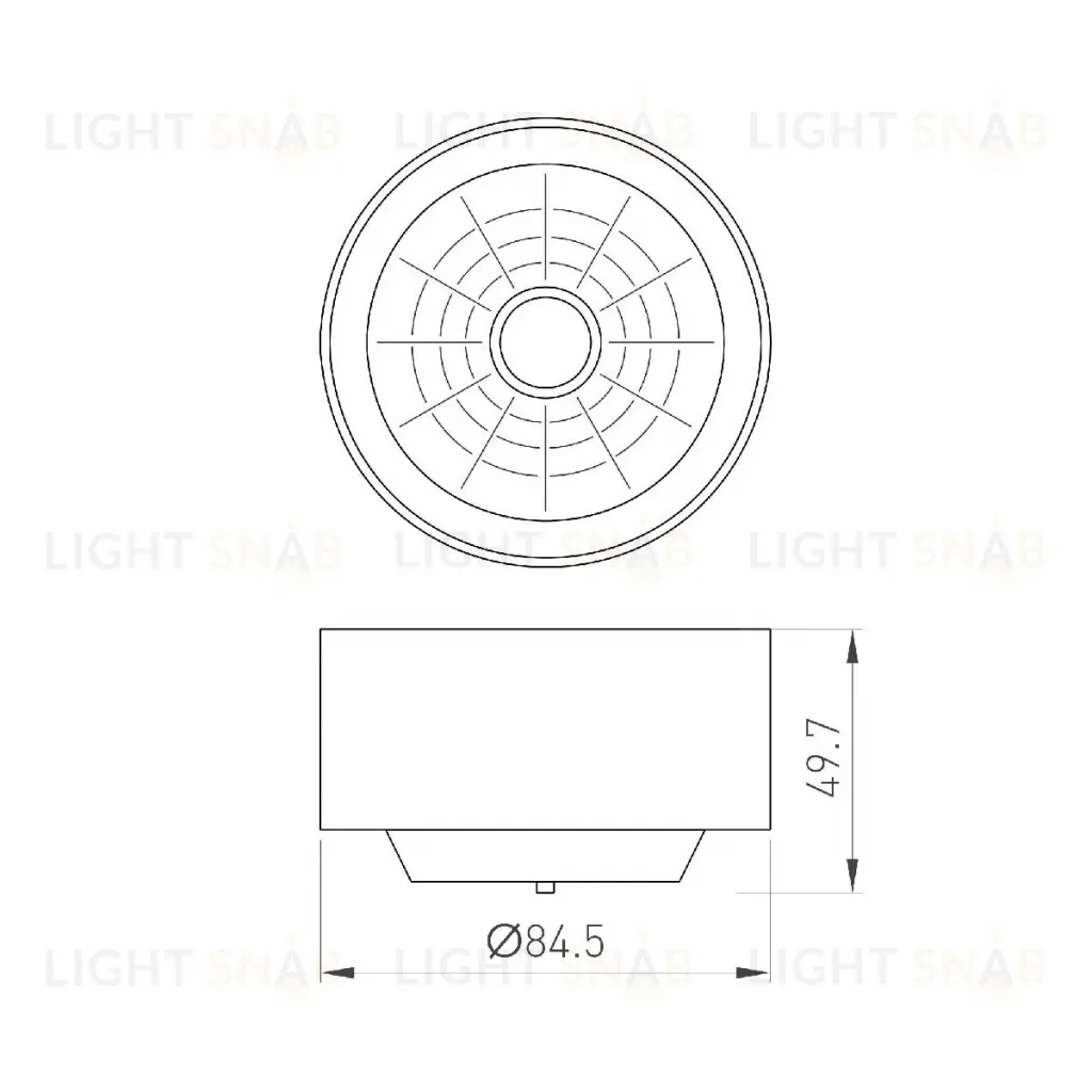 Рефлектор с посадочным кольцом Arlight LGD-REFLECTOR-RING-R85 (WH) 046769 046769