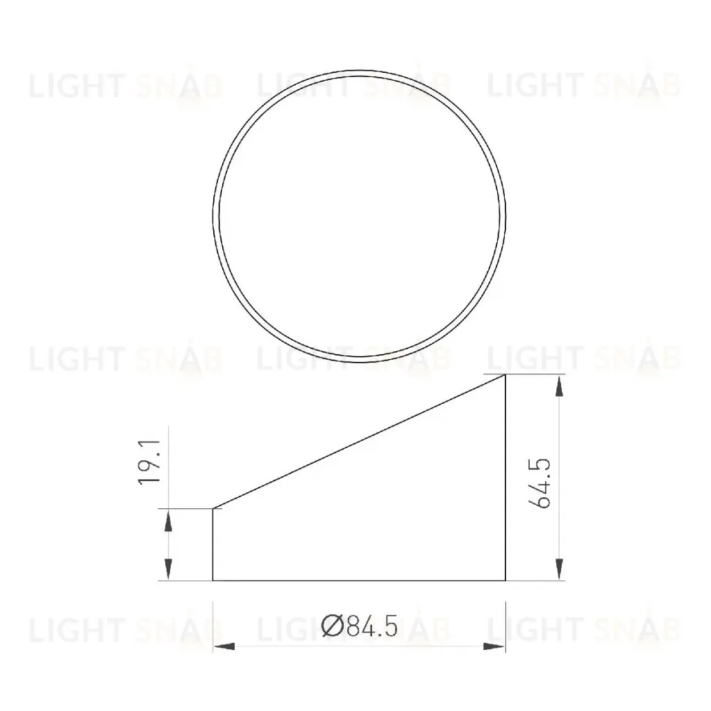 Бленда Arlight LGD-HOOD-R85 (BK) 046770 046770