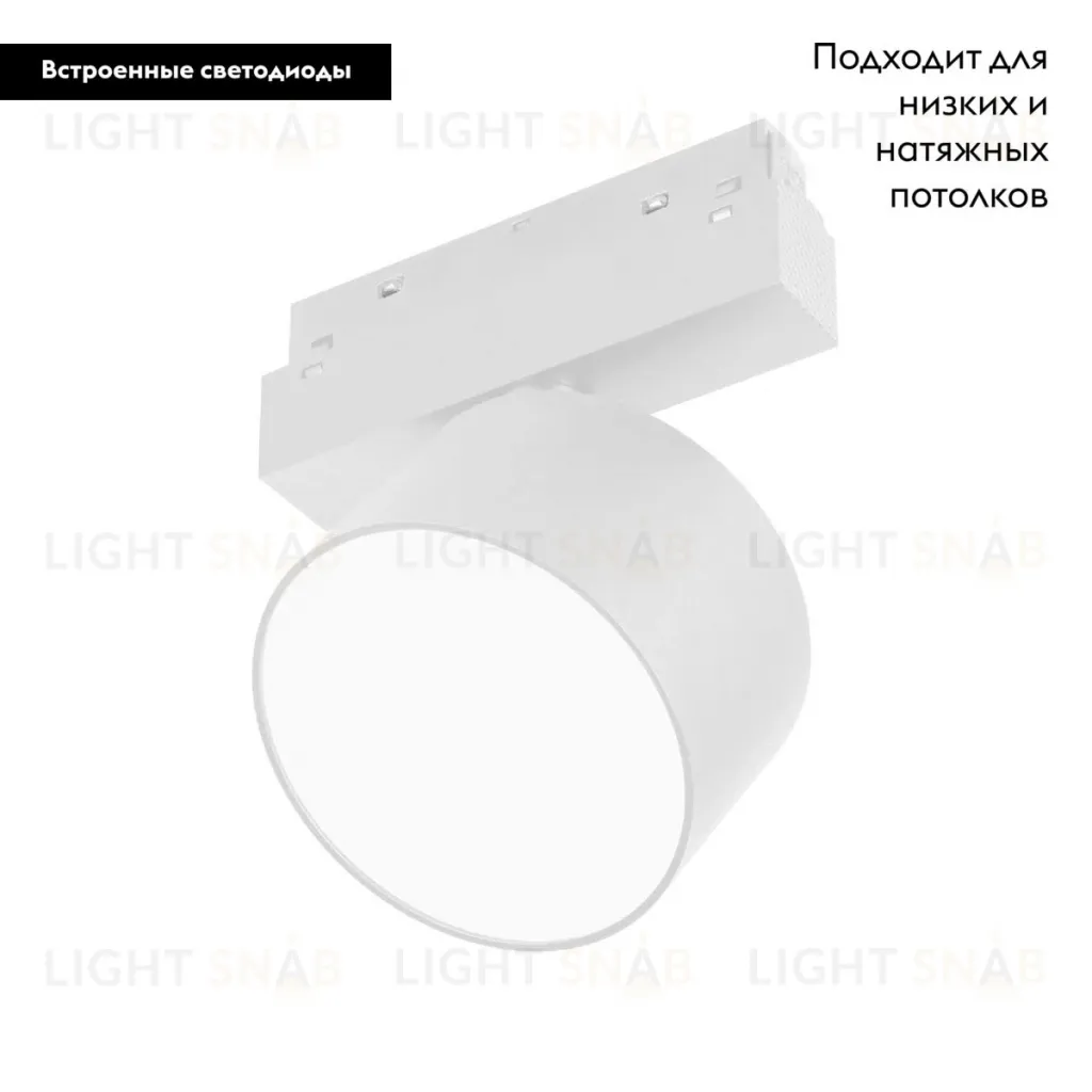 Трековый магнитный светильник Arlight MAG-ORIENT-RONDO-R120-15W Warm3000 048364 048364