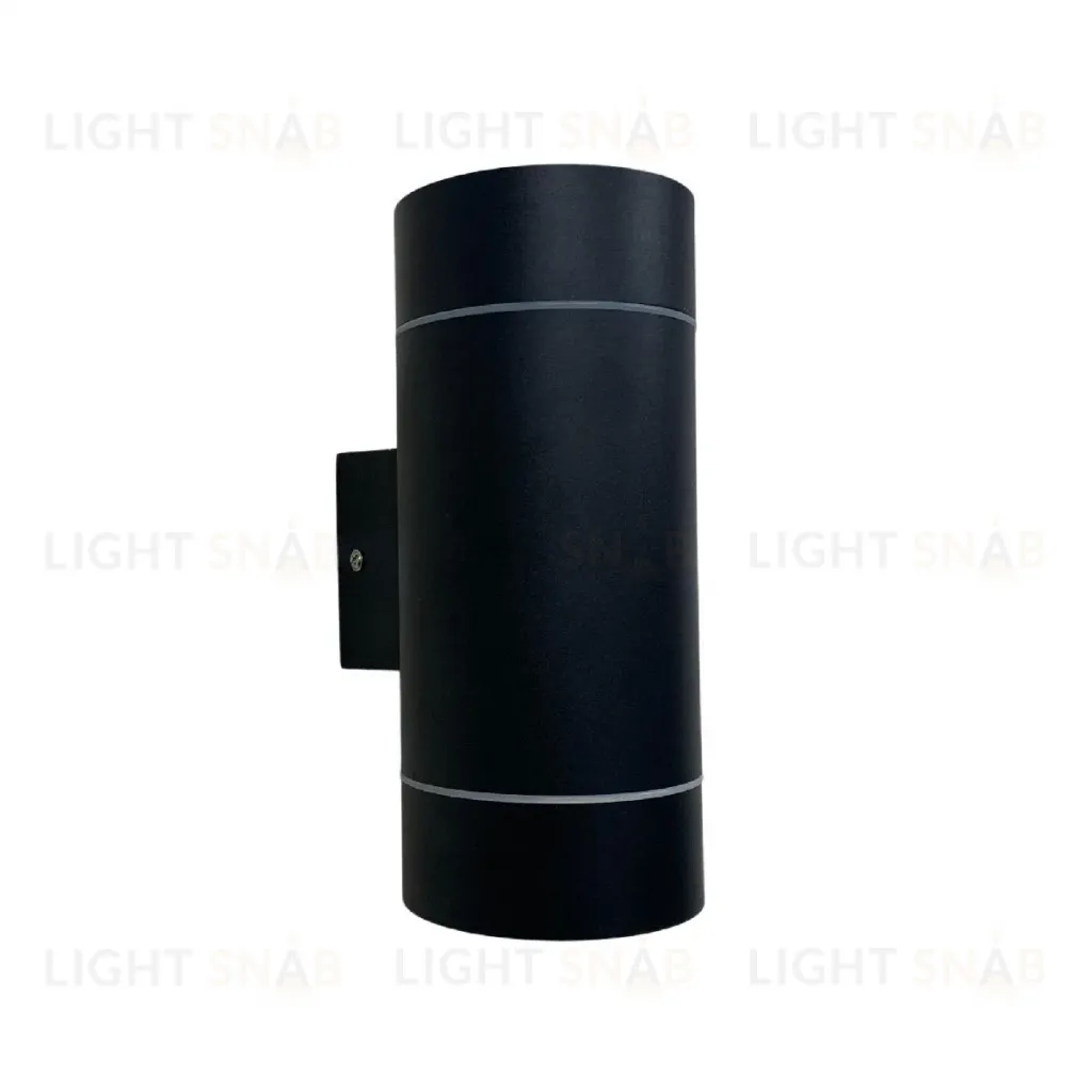 Уличный настенный светильник Uniel UUL-S92A 2х50W/GX53 IP65 BLACK UL-00009365 UUL-S92A 2х50W/GX53 IP65 BLACK