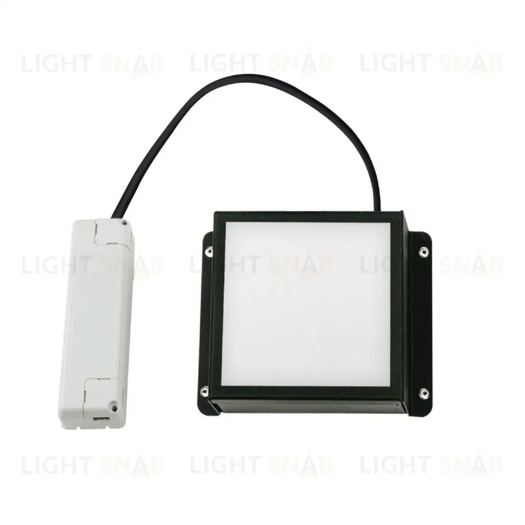 Встраиваемый светильник Uniel ULP-0808 7W/4000К IP40 GRILYATO BLACK UL-00011899 ULP-0808 7W/4000К IP40 GRILYATO BLACK