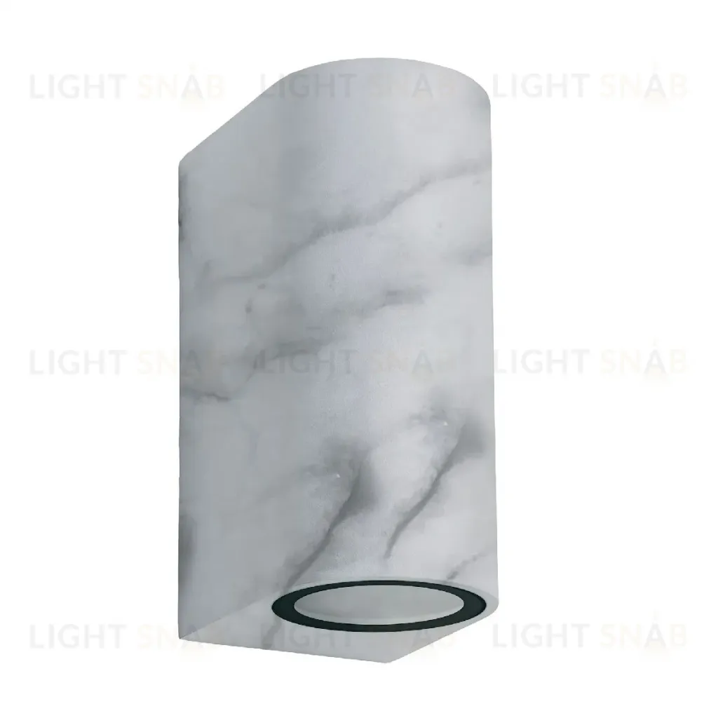 Уличный настенный светильник Uniel UUL-P52A 2х6W/GU10 IP65 MARBLE UL-00011360 UUL-P52A 2х6W/GU10 IP65 MARBLE