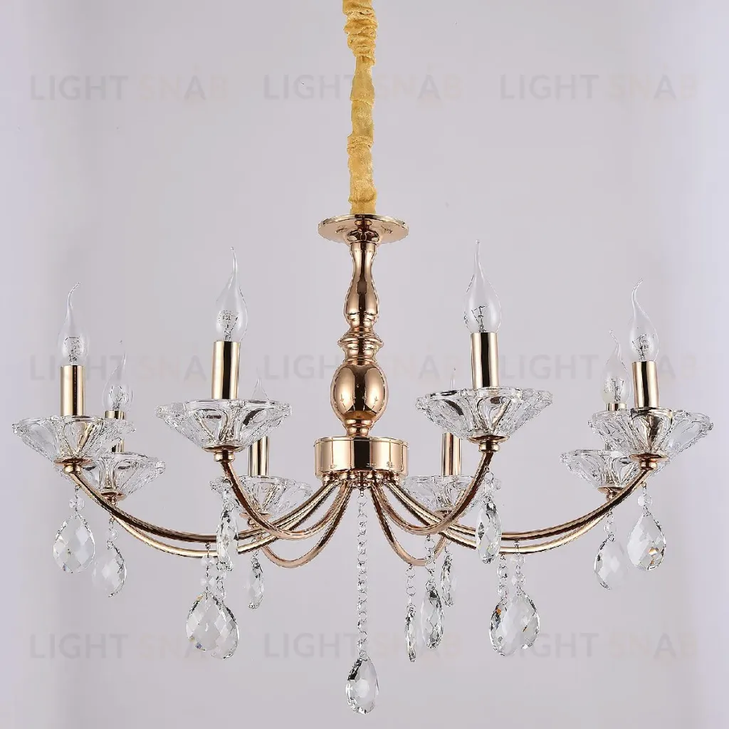 Подвесная люстра Illumico IL1242-8PPA-29 GD IL1242-8PPA-29 GD