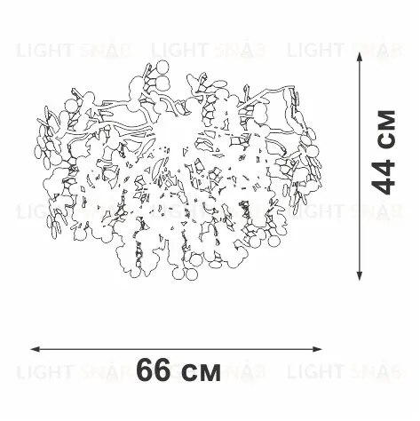 Потолочная люстра Vitaluce V2832-8/7PL V2832-8/7PL