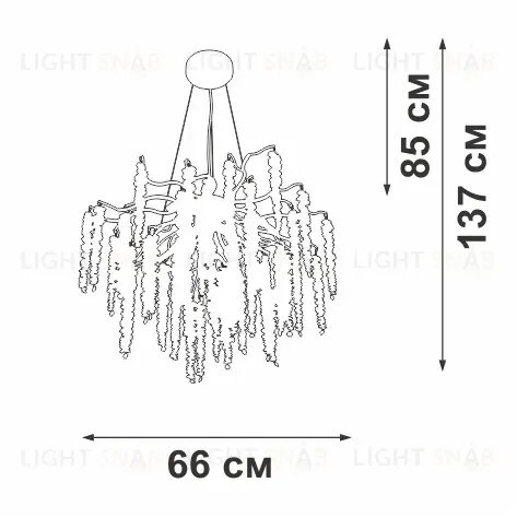 Подвесная люстра Vitaluce V2855-9/7S V2855-9/7S