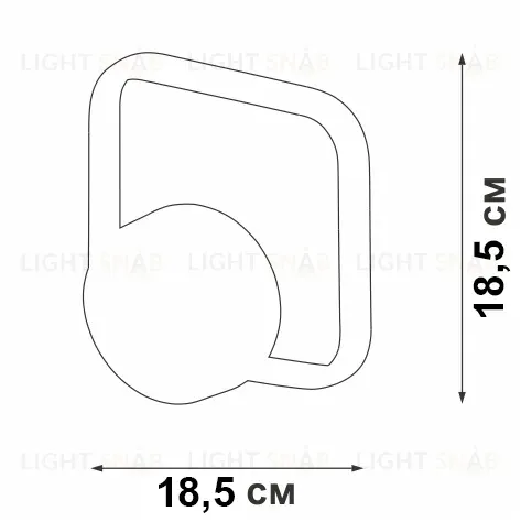 Настенный светильник Vitaluce V46120-1/1A V46120-1/1A