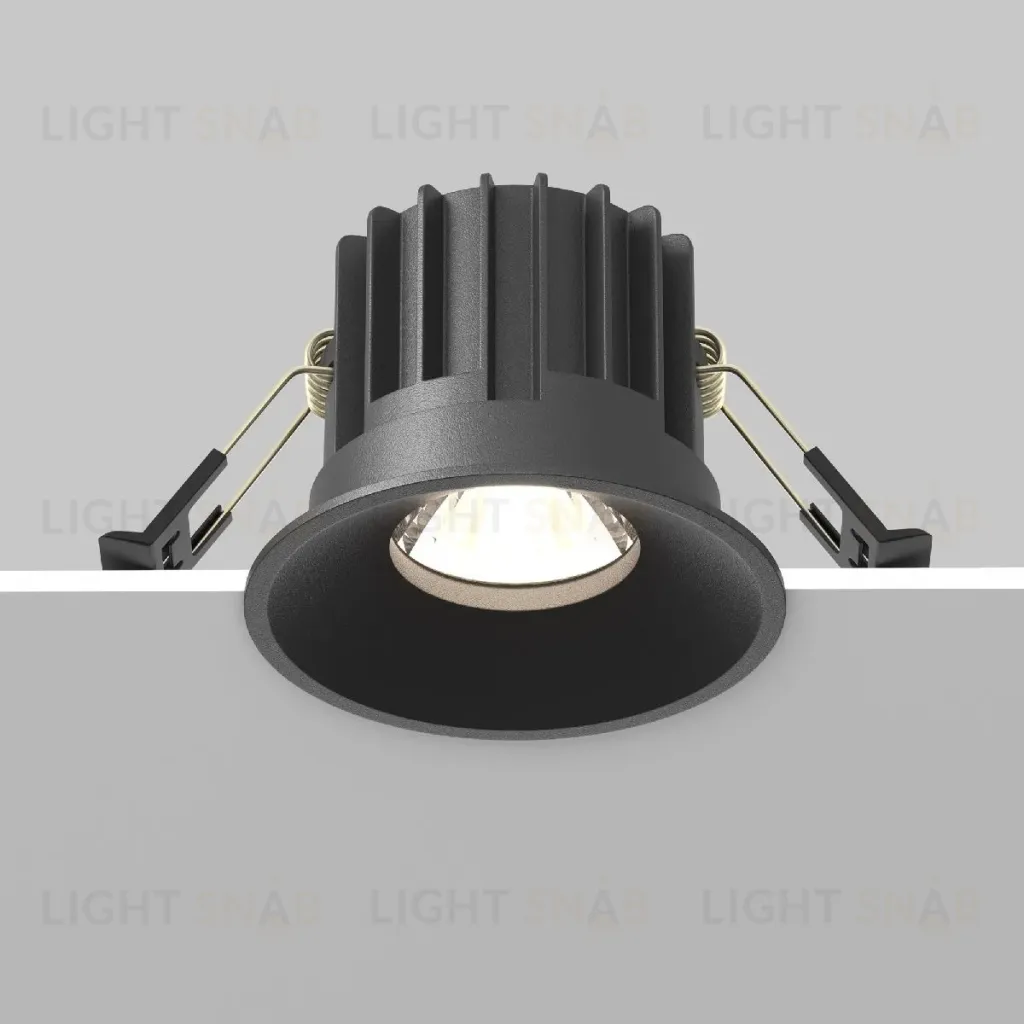 Встраиваемый светильник Maytoni Round DL058-12W-DTW-B DL058-12W-DTW-B