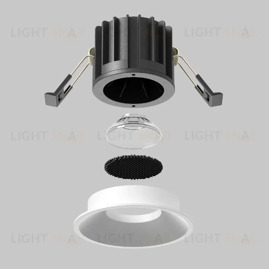 Встраиваемый светильник Maytoni Round DL058-12W-DTW-W DL058-12W-DTW-W