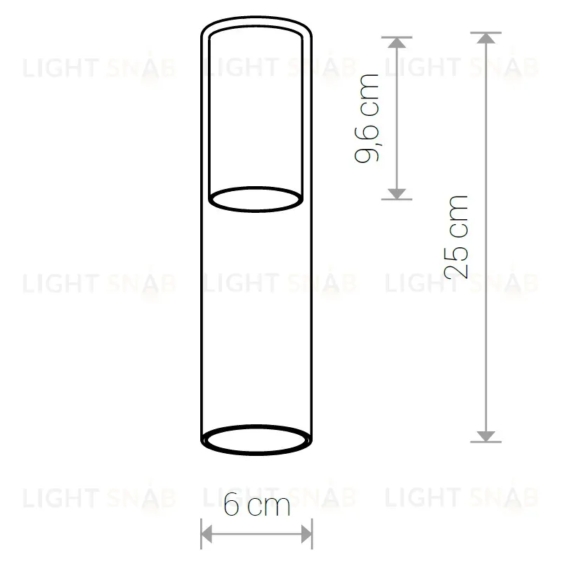 Плафон Nowodvorski Cameleon Cylinder M 8543 8543