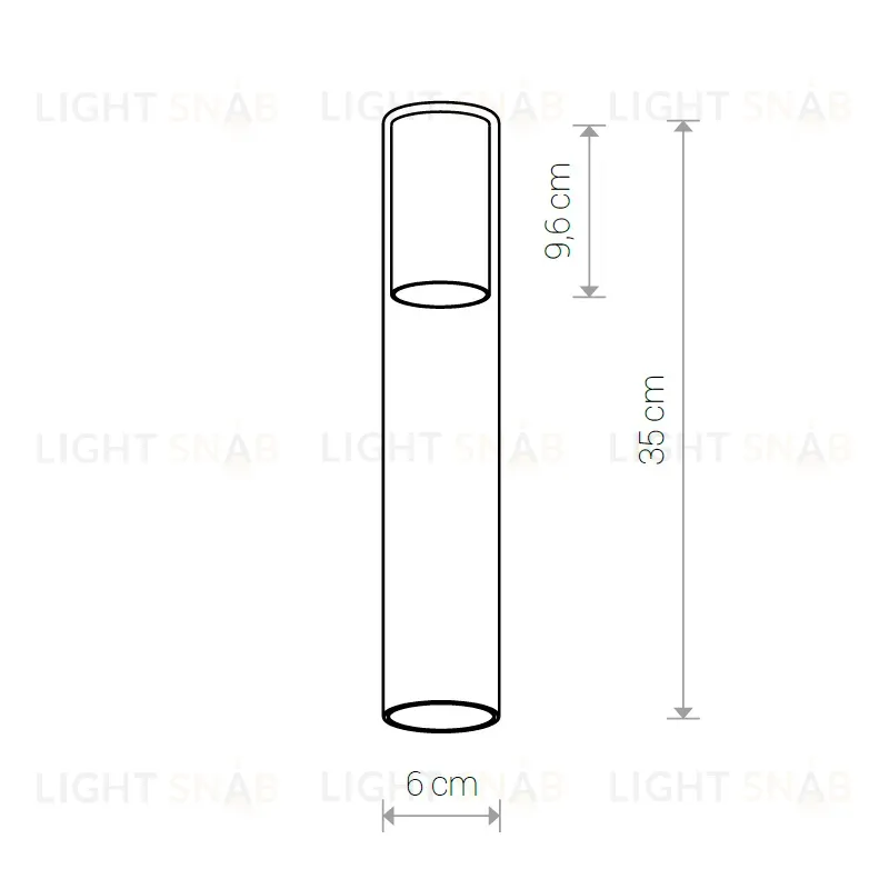 Плафон Nowodvorski Cameleon Cylinder L 8540 8540