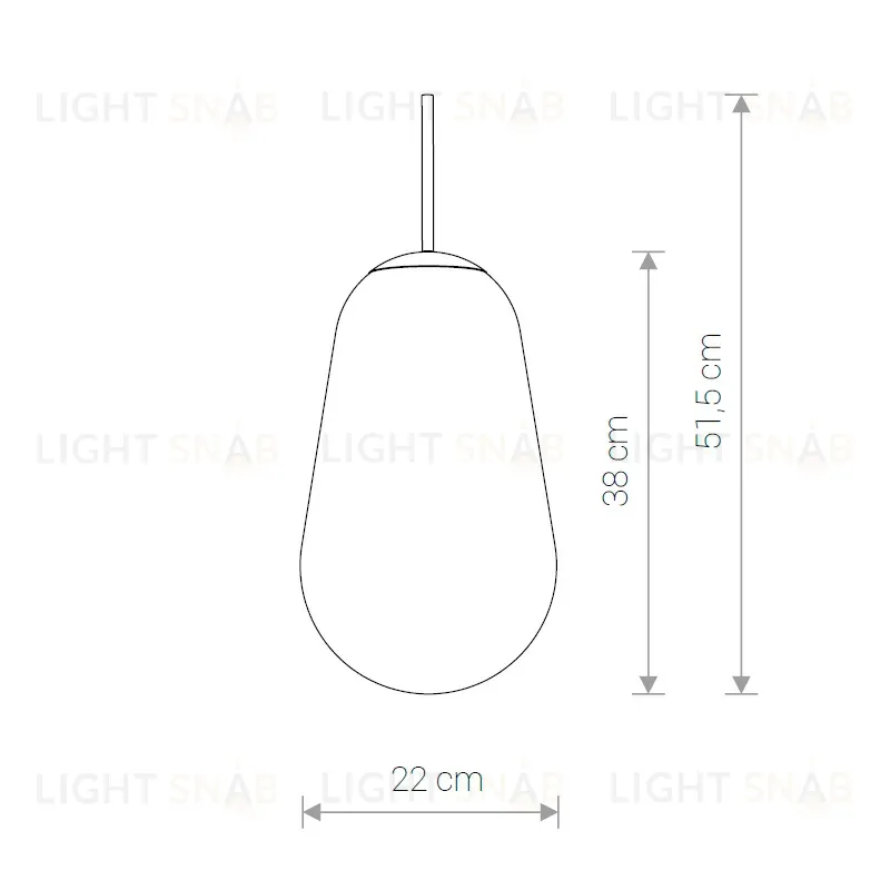 Плафон Nowodvorski Cameleon Pear M 8533 8533