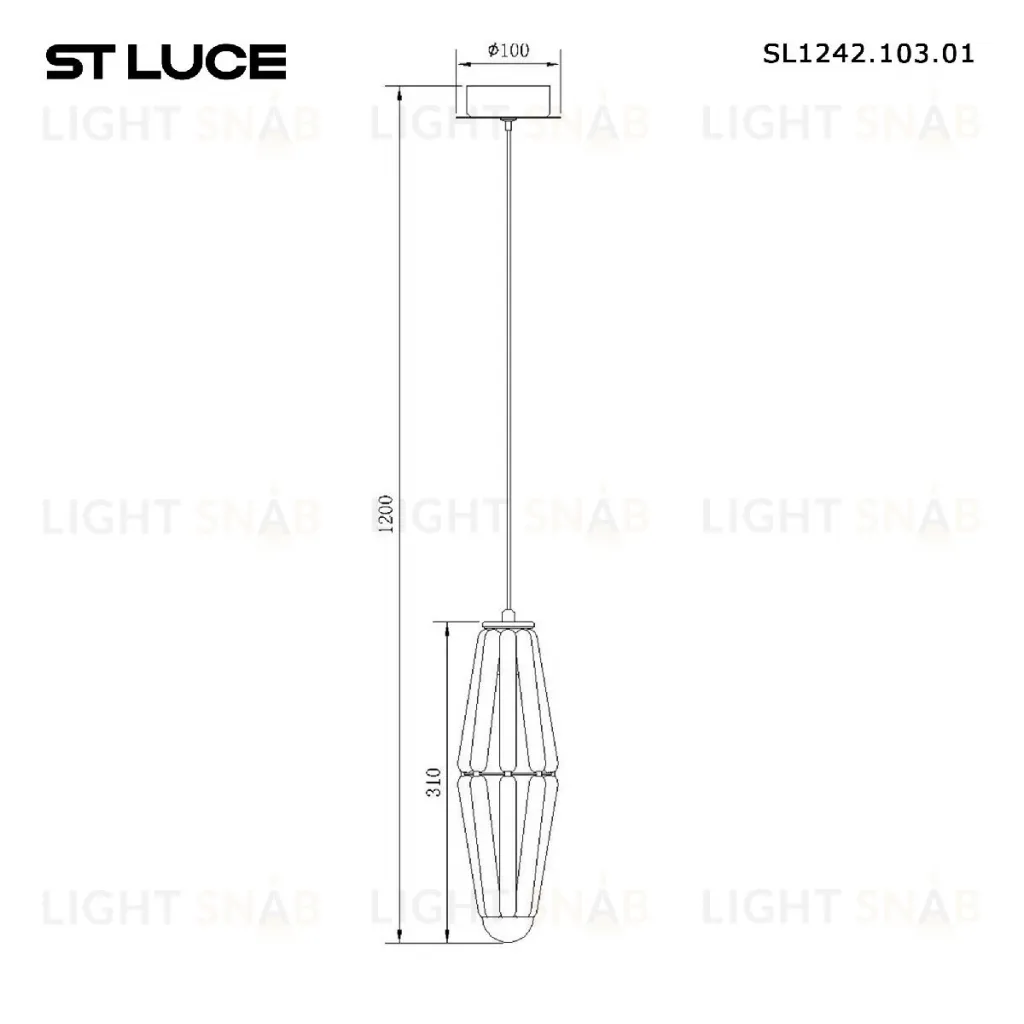 Подвесной светильник ST Luce Ciara SL1242.103.01 SL1242.103.01