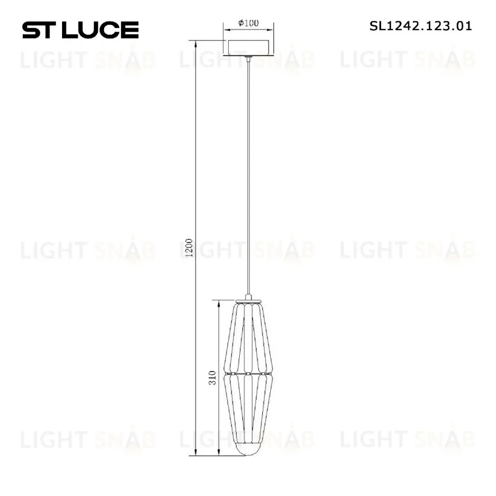 Подвесной светильник ST Luce Ciara SL1242.123.01 SL1242.123.01