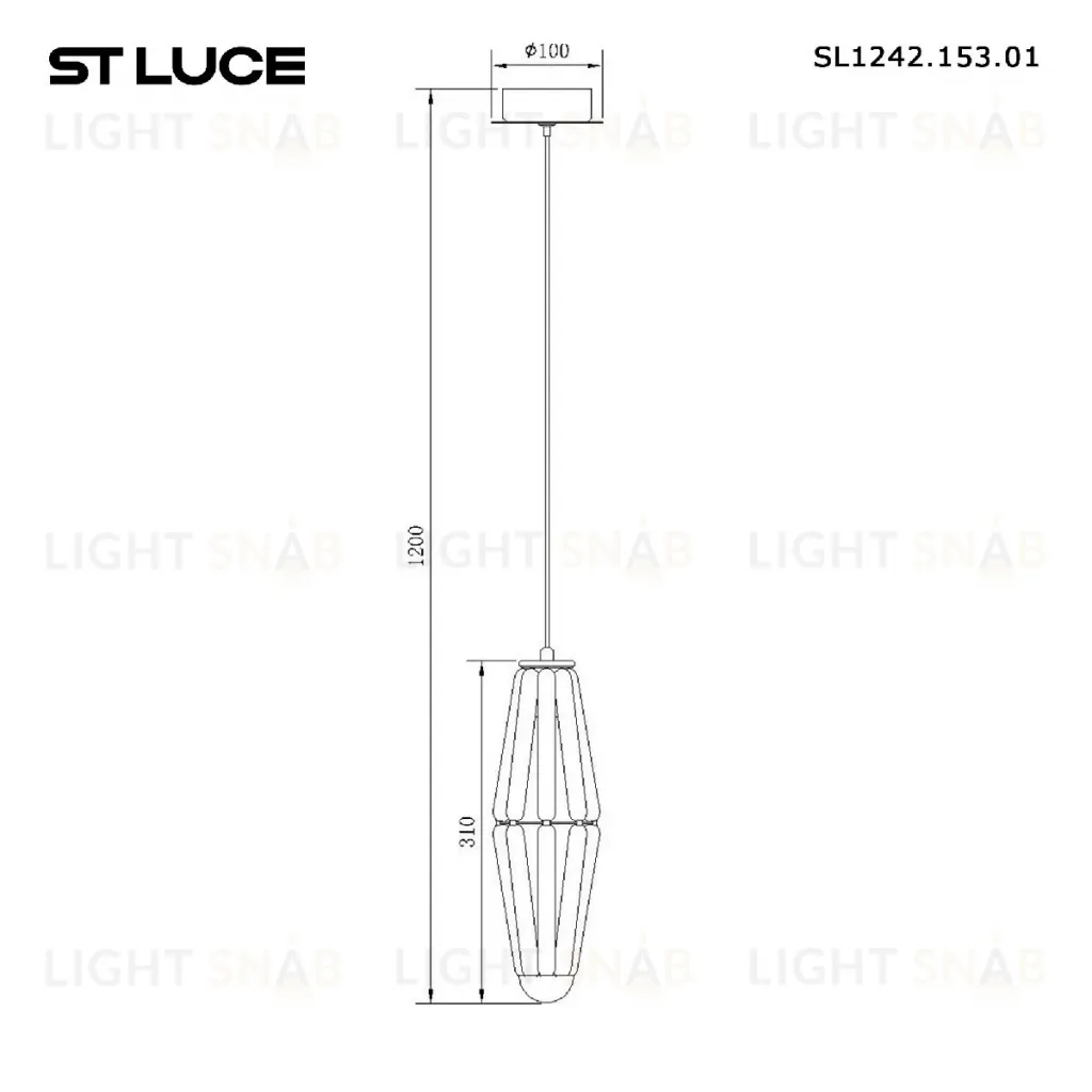 Подвесной светильник ST Luce Ciara SL1242.153.01 SL1242.153.01