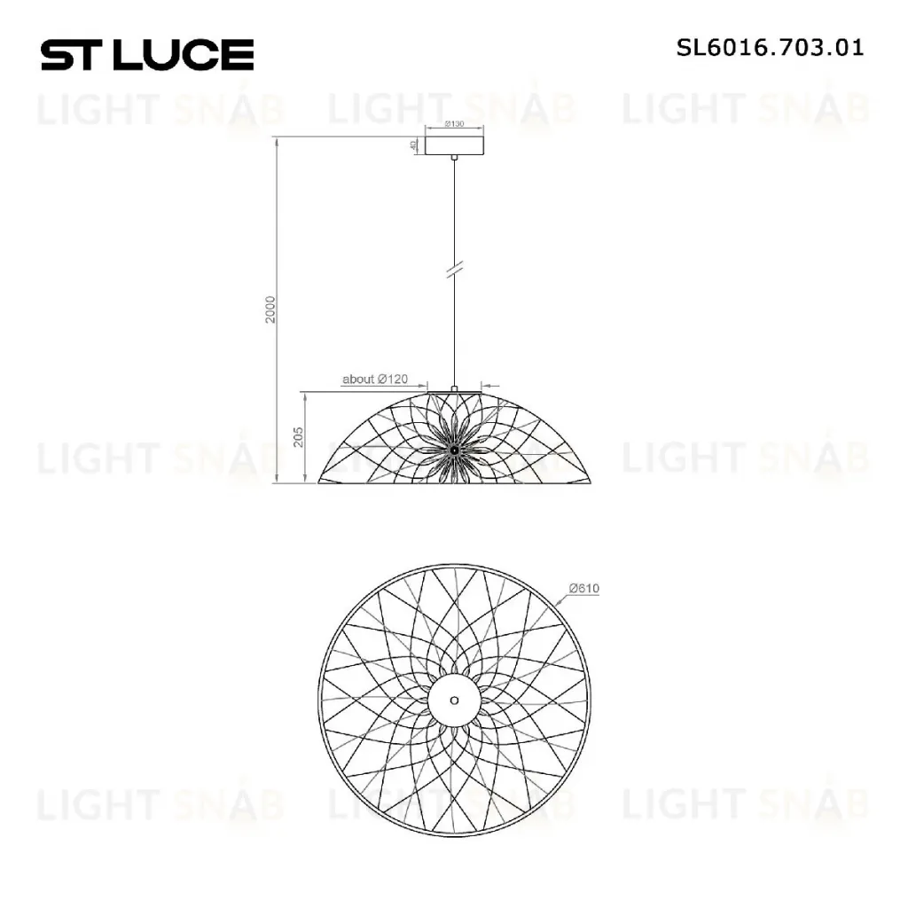Подвесной светильник ST Luce Bound SL6016.703.01 SL6016.703.01