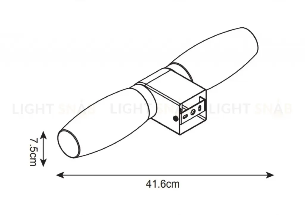 Подсветка для зеркал Arte Lamp Aqua-bastone A1209AP-2BK A1209AP-2BK