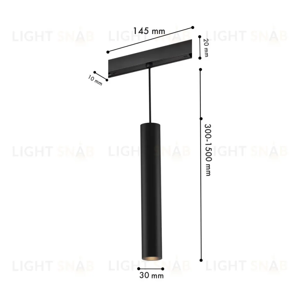 Трековый магнитный светильник Favourite Logica 4586-1P 4586-1P