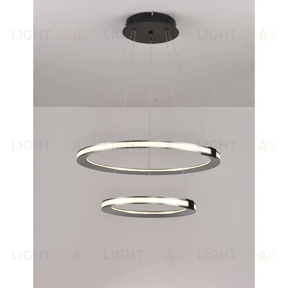 Подвесная люстра iLedex Vision 9225-6+4SD GR+BK 9225-6+4SD GR+BK