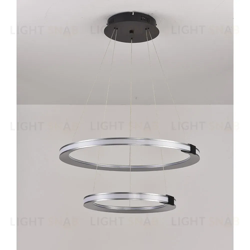 Подвесная люстра iLedex Vision 9225-6+4SD GR+BK 9225-6+4SD GR+BK