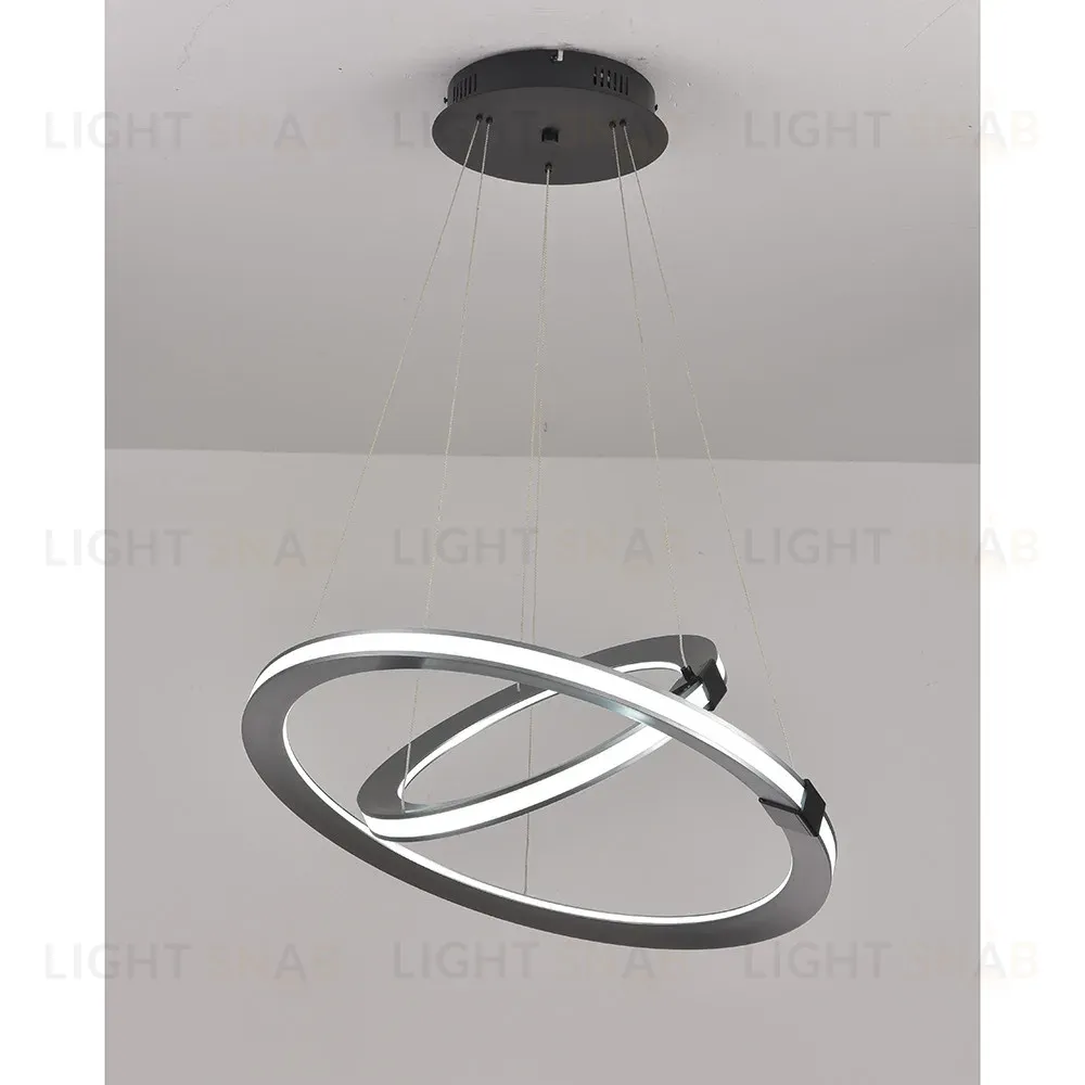 Подвесная люстра iLedex Vision 9225-8+5SD GR+BK 9225-8+5SD GR+BK