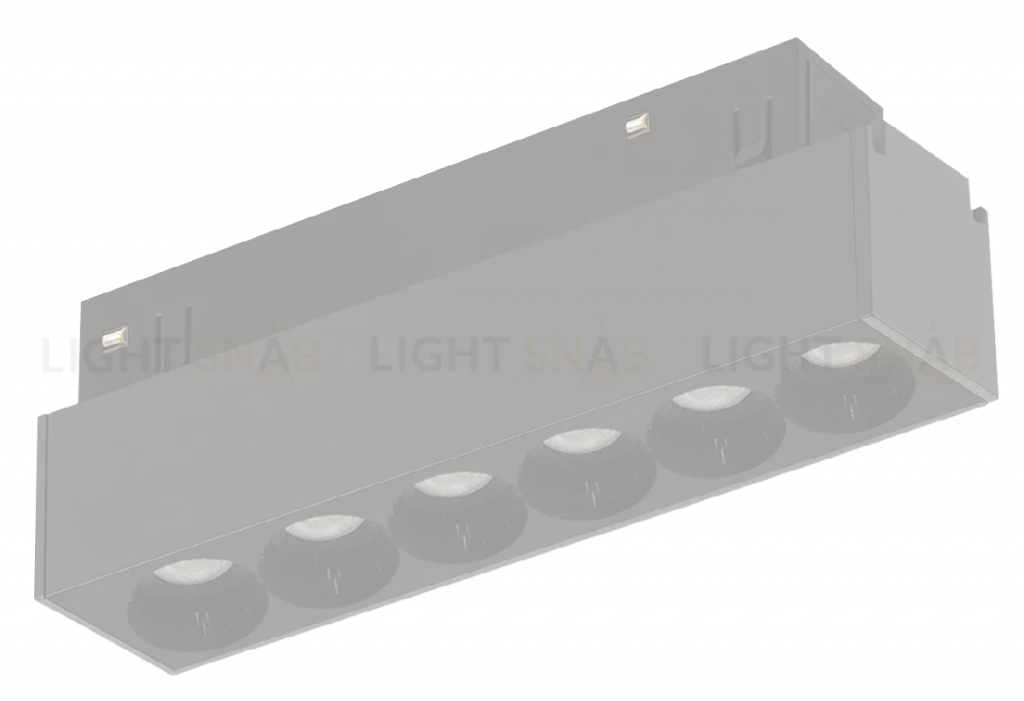 Трековый магнитный светильник iLedex Vision 4822-002-L120-6W-38DG-3000K-BK 4822-002-L120-6W-38DG-3000K-BK