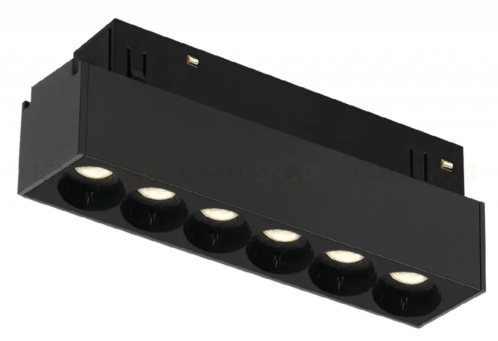 Трековый магнитный светильник iLedex Vision 4822-002-L120-6W-38DG-3000K-BK 4822-002-L120-6W-38DG-3000K-BK