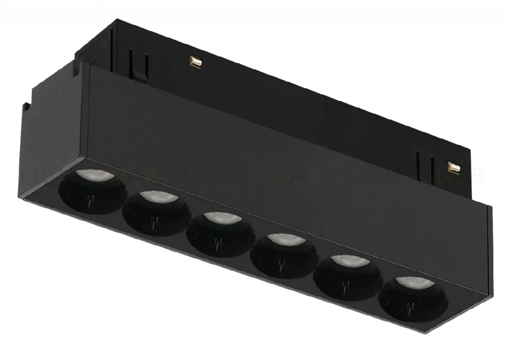 Трековый магнитный светильник iLedex Vision 4822-002-L120-6W-38DG-3000K-BK 4822-002-L120-6W-38DG-3000K-BK
