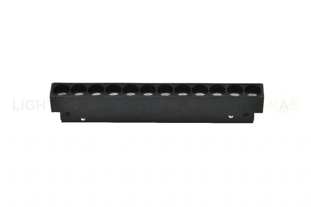 Трековый магнитный светильник iLedex Vision 4822-002-L235-12W-38DG-4000K-BK 4822-002-L235-12W-38DG-4000K-BK