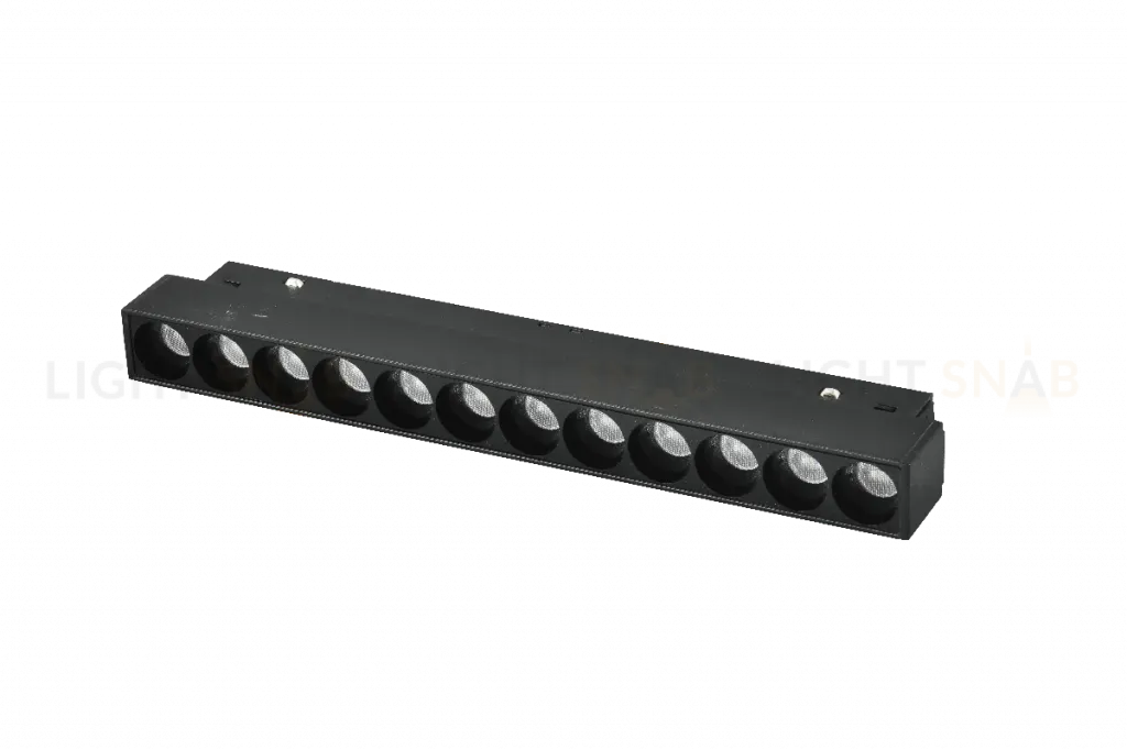 Трековый магнитный светильник iLedex Vision 4822-002-L235-12W-38DG-4000K-BK 4822-002-L235-12W-38DG-4000K-BK