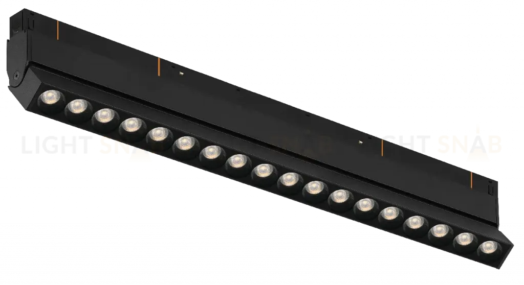 Трековый магнитный светильник iLedex Vision 4822-003-L350-18W-38DG-3000K-BK 4822-003-L350-18W-38DG-3000K-BK