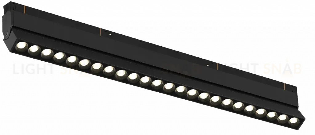 Трековый магнитный светильник iLedex Vision 4822-003-L462-24W-38DG-3000K-BK 4822-003-L462-24W-38DG-3000K-BK
