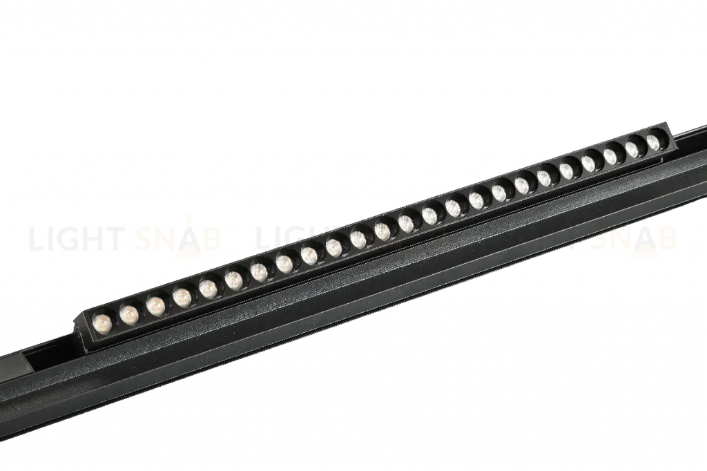 Трековый магнитный светильник iLedex Vision 4822-003-L462-24W-38DG-3000K-BK 4822-003-L462-24W-38DG-3000K-BK