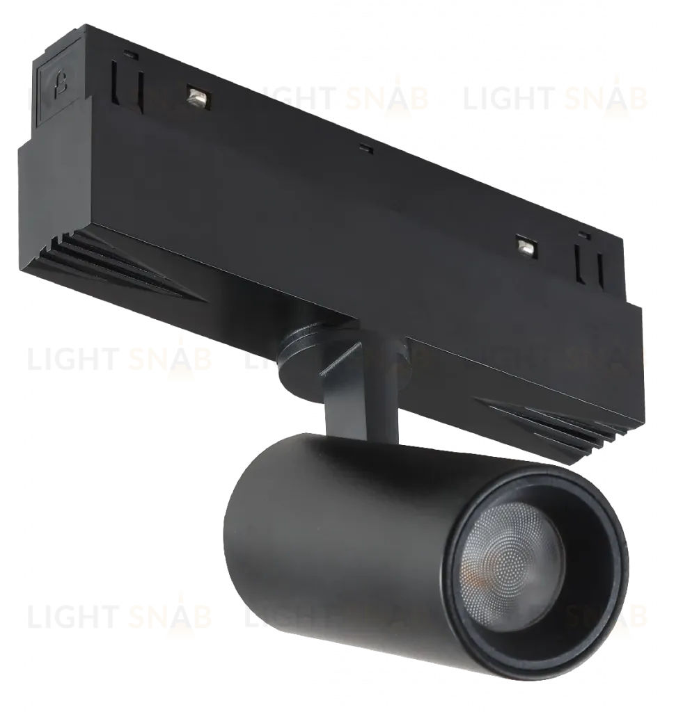 Трековый магнитный светильник iLedex Vision 4822-011-D45-8W-38DG-3000K-BK 4822-011-D45-8W-38DG-3000K-BK