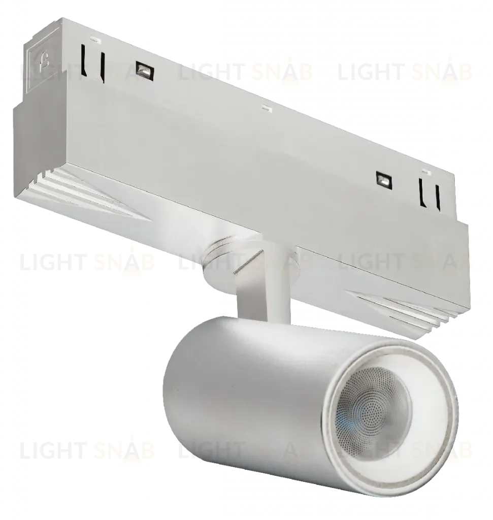 Трековый магнитный светильник iLedex Vision 4822-011-D45-8W-38DG-3000K-WH 4822-011-D45-8W-38DG-3000K-WH