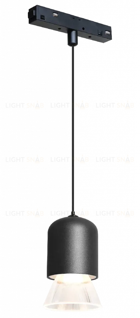 Трековый магнитный светильник iLedex Vision 4822-015-D72-8W-38DG-3000K-BK 4822-015-D72-8W-38DG-3000K-BK