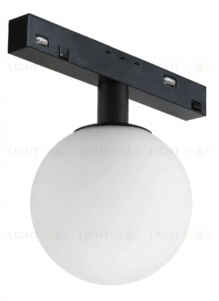 Трековый магнитный светильник iLedex Vision 4822-016-D120-6W-340DG-3000K-BK 4822-016-D120-6W-340DG-3000K-BK