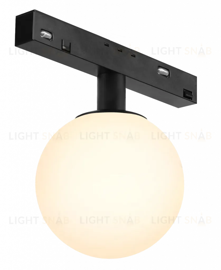 Трековый магнитный светильник iLedex Vision 4822-016-D120-6W-340DG-4000K-BK 4822-016-D120-6W-340DG-4000K-BK