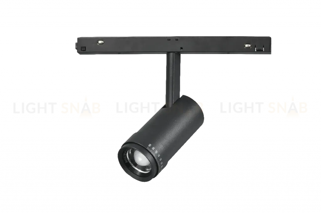 Трековый магнитный светильник iLedex Vision ZOOM 4822-020-D47-10W-10/60DG-3000K-BK ZOOM 4822-020-D47-10W-10/60DG-3000K-BK
