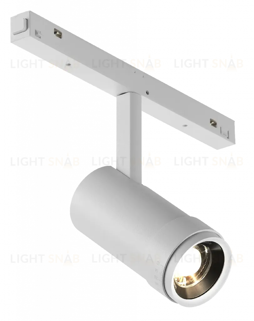 Трековый магнитный светильник iLedex Vision ZOOM 4822-020-D47-10W-10/60DG-3000K-WH ZOOM 4822-020-D47-10W-10/60DG-3000K-WH