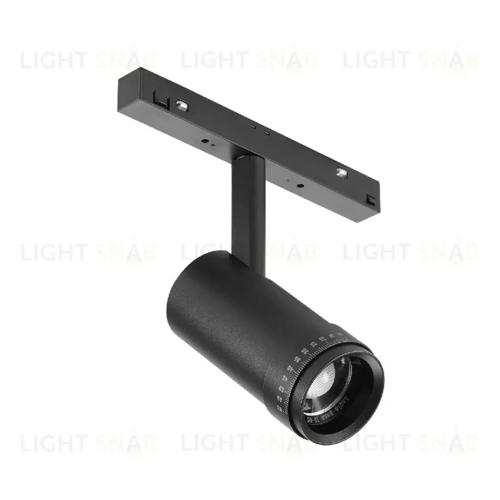 Трековый магнитный светильник iLedex Vision ZOOM 4822-020-D47-10W-10/60DG-4000K-BK ZOOM 4822-020-D47-10W-10/60DG-4000K-BK