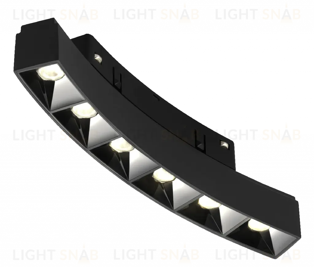 Трековый магнитный светильник iLedex Vision 4822-033-L188-D600-6W-110DG-3000K-BK 4822-033-L188-D600-6W-110DG-3000K-BK