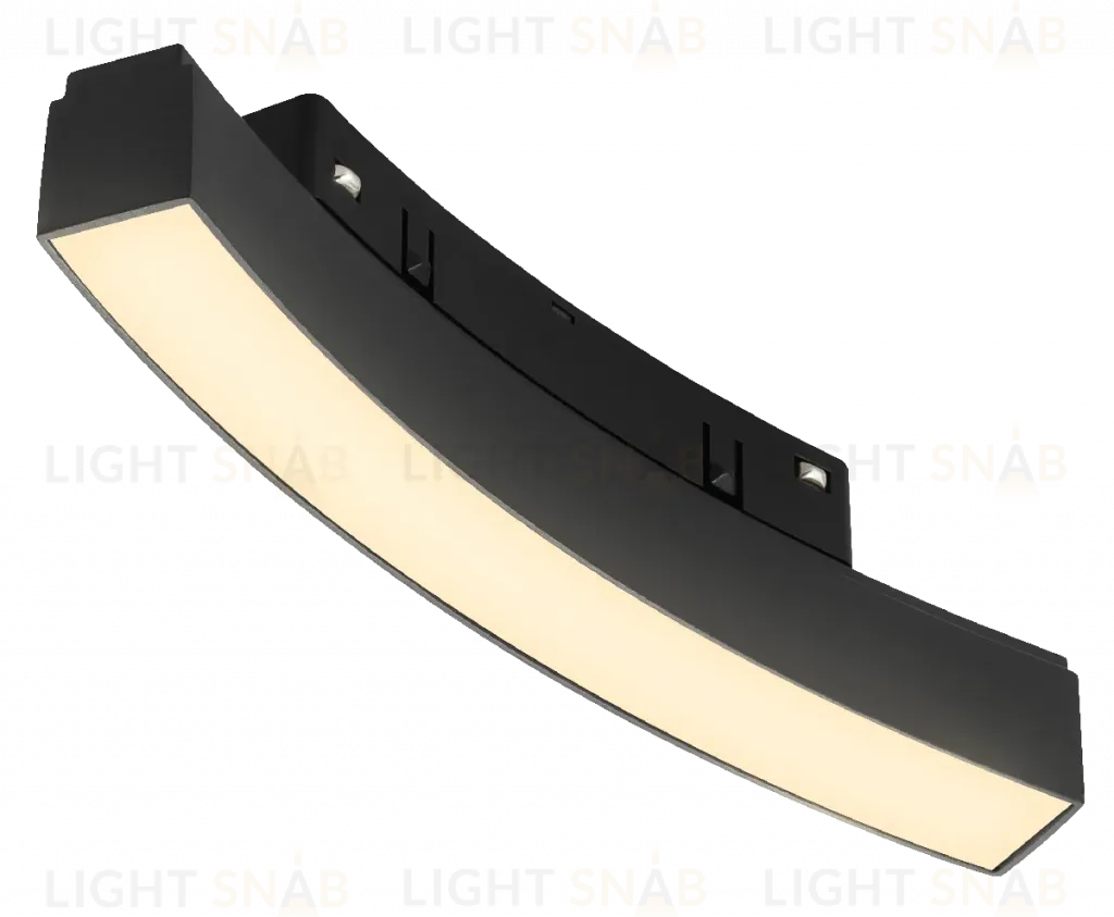 Трековый магнитный светильник iLedex Vision 4822-031-L190-D1200-6W-110DG-3000K-BK 4822-031-L190-D1200-6W-110DG-3000K-BK