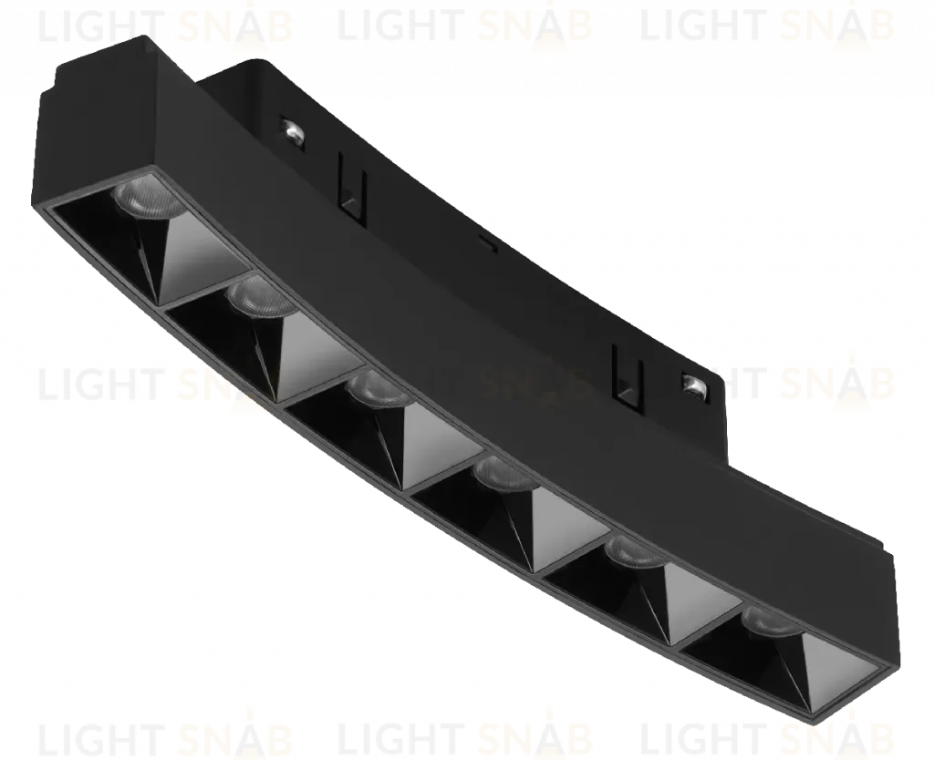 Трековый магнитный светильник iLedex Vision 4822-036-L190-D1200-6W-110DG-3000K-BK 4822-036-L190-D1200-6W-110DG-3000K-BK